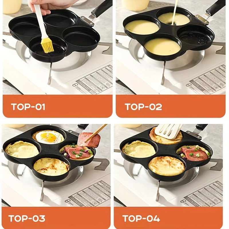 Versatile 4Cup NonStick Skillet Fry Eggs Pancakes and Burgers