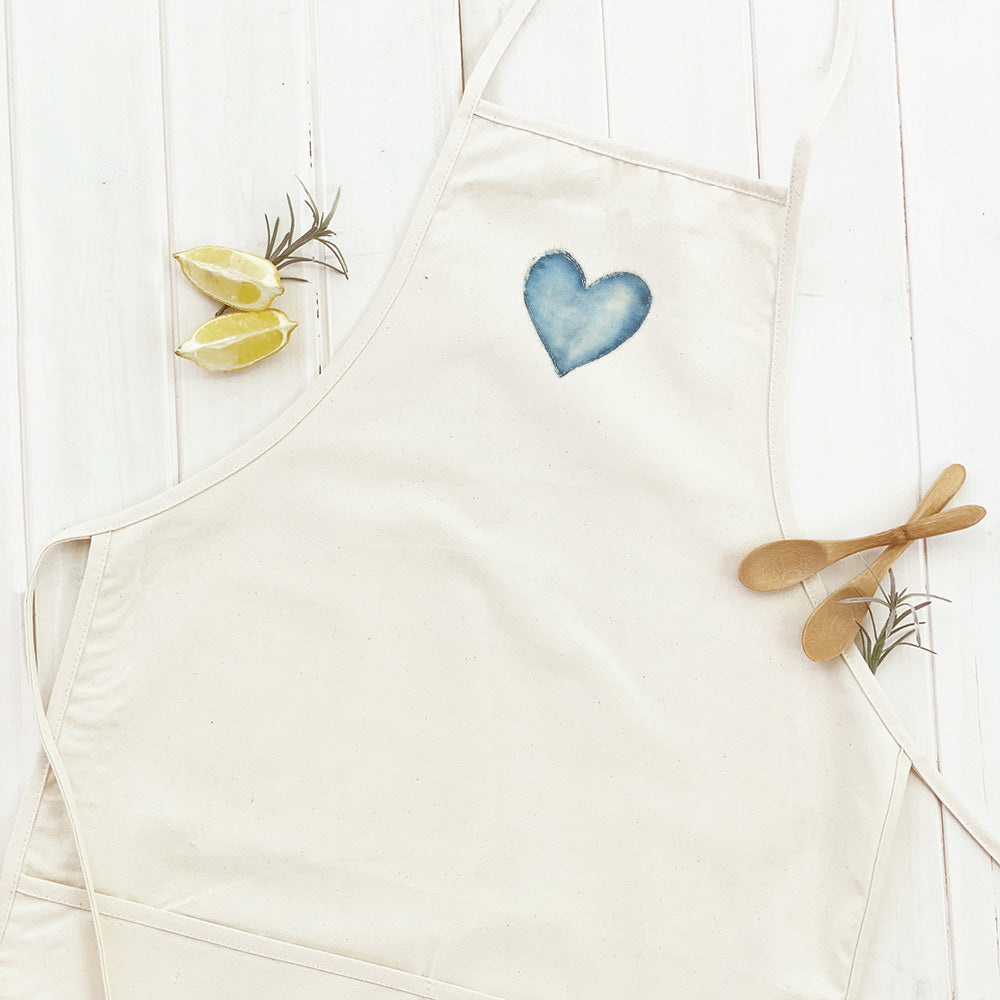 Denim Heart - Valentine's Day Women's Apron