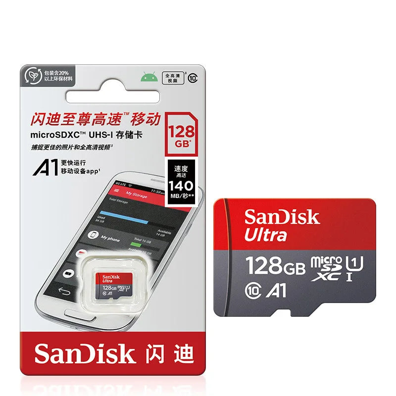 Original Sandisk Memory Card 256GB 128GB 64GB 32GB TF micro sd card