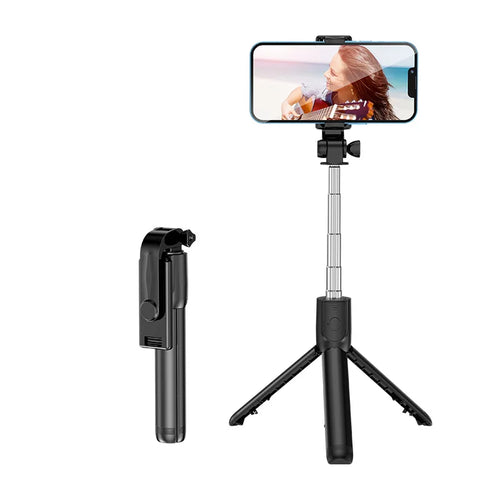 Wireless Selfie Stick Tripod Stand with Light Bluetooth Remote