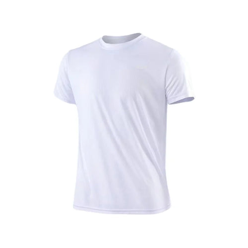 Men's Quick Dry Short Sleeve Gym Running Moisture Wicking Round Neck