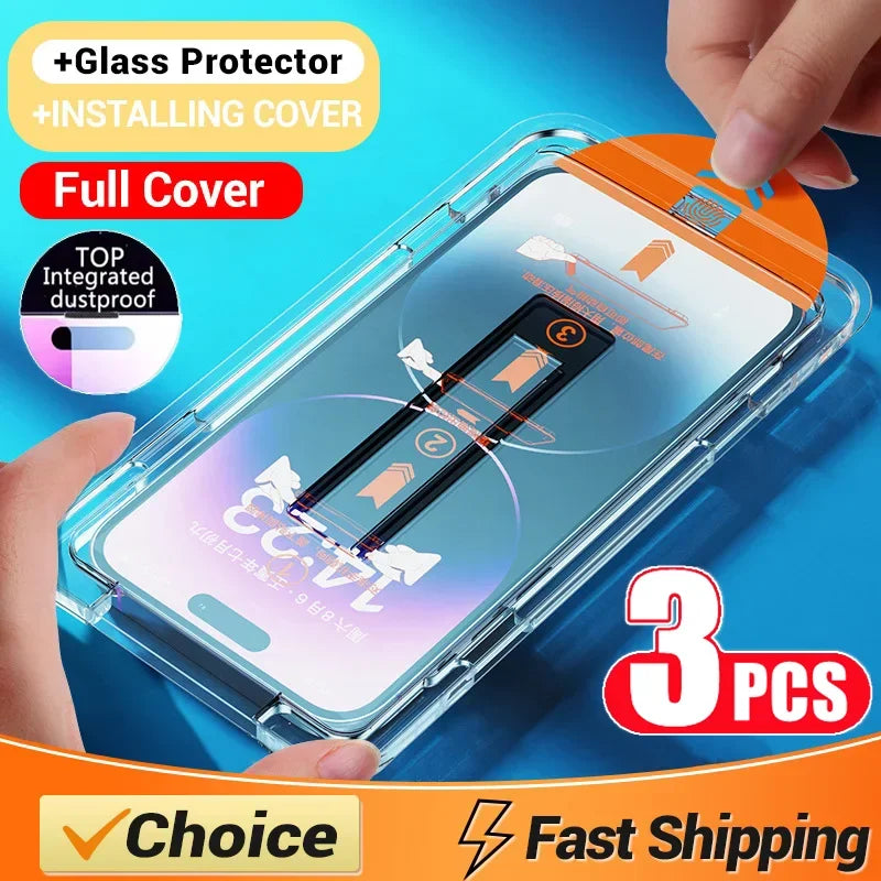 Oleophobic Coating Dust Free Easy Installation Screen Protector For