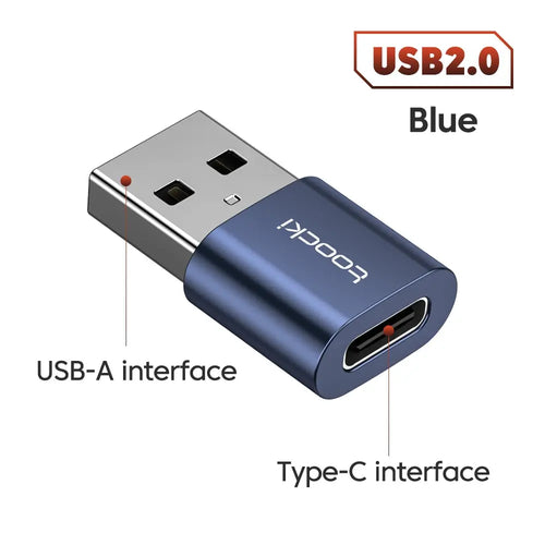 Toocki OTG USB 3.0 To Type C Adapter Micro To Type C Male To USB 2.0