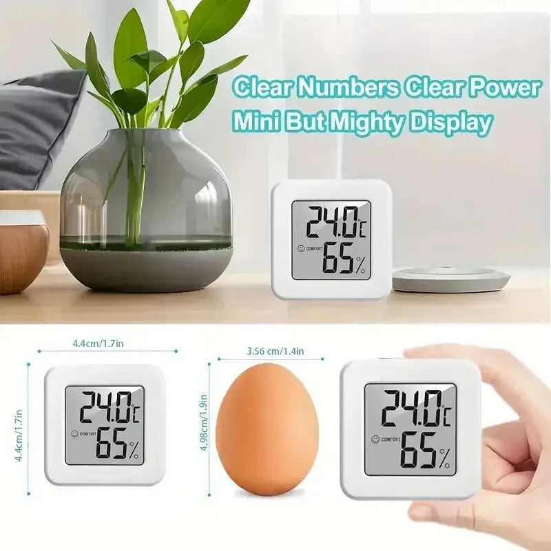 Indoor Mini Temperature and Humidity Meter, Bedroom Temperature Meter,