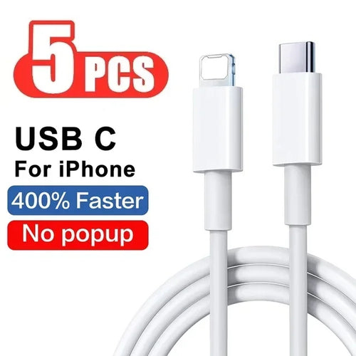 30W Fast Charging Cable For Apple iPhone 14 13 12 11 Pro Max Mini USB