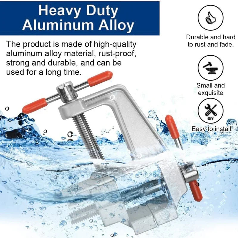 Mini Bench Vise Muliti-Funcational 3.5&quot Aluminum Miniature Small