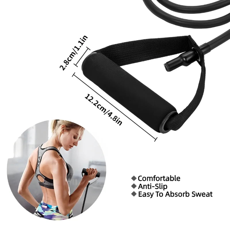 Resistance Bands With Handles Exercise Workout For Men Women Strength