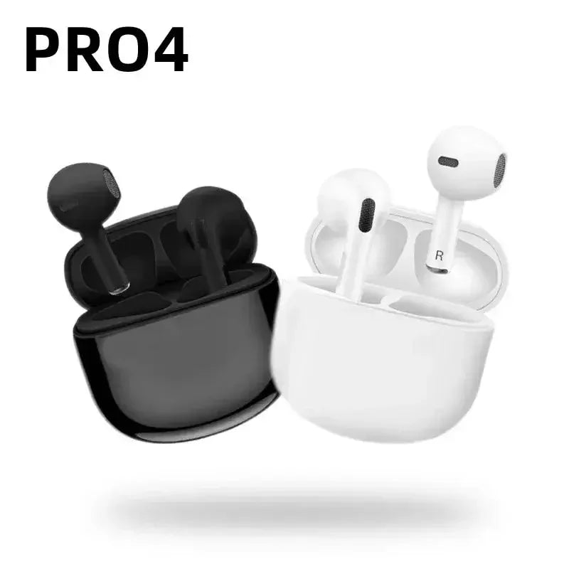 Pro4 TWS Bluetooth Earphone 9D Stereo Wireless Headphone In-Ear HiFi