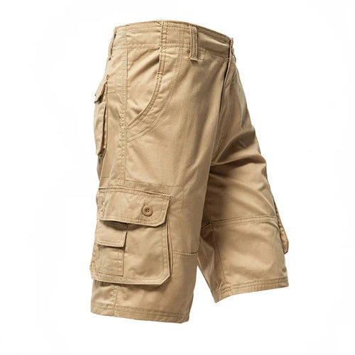 Mens Casual Cargo Shorts with Side Pockets