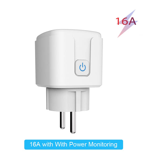 Tuya Smart Socket EU16A/20A Wifi Smart Plug With Power Monitoring