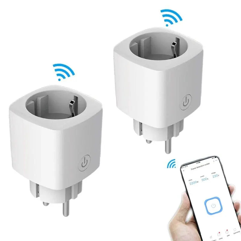 EWelink WiFi Smart Socket,16A/20A EU Smart Plug,With Power Monitoring