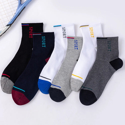 5/10 Pairs Breathable Men Casual Socks Trendy Versatile Autumn Winter