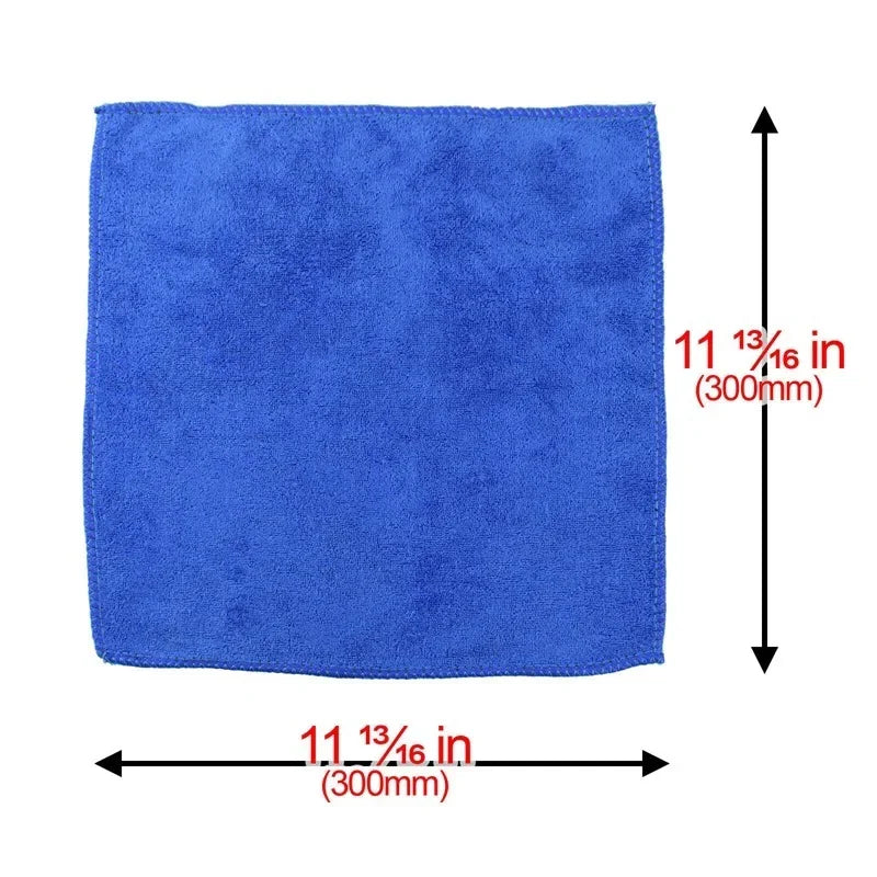 1-20Pcs Microfiber Towels Car Wash Drying Cloth Towel Household