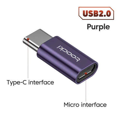 Toocki OTG USB 3.0 To Type C Adapter Micro To Type C Male To USB 2.0