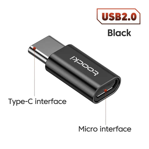 Toocki OTG USB 3.0 To Type C Adapter Micro To Type C Male To USB 2.0