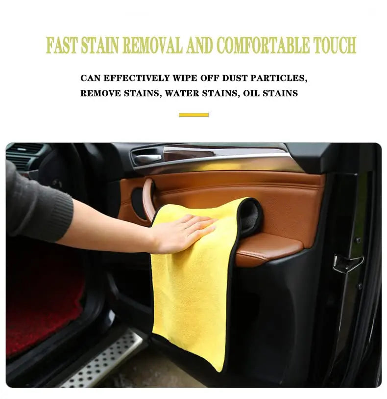 Easy to Clean Ultra Fine Fiber Car Wash Wipes Super Absorbent Wipes