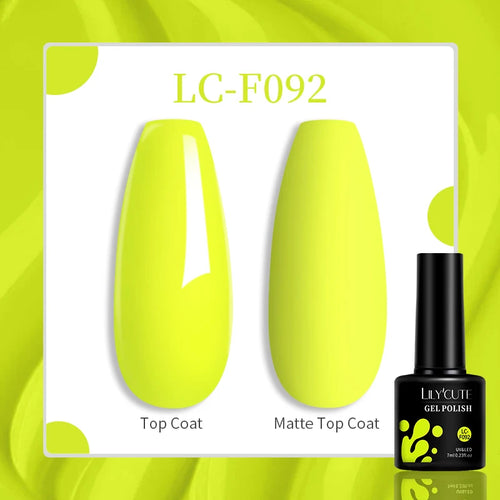 LILYCUTE 129 Colors 7ML Nail Gel Polish Nail Supplies Vernis Semi