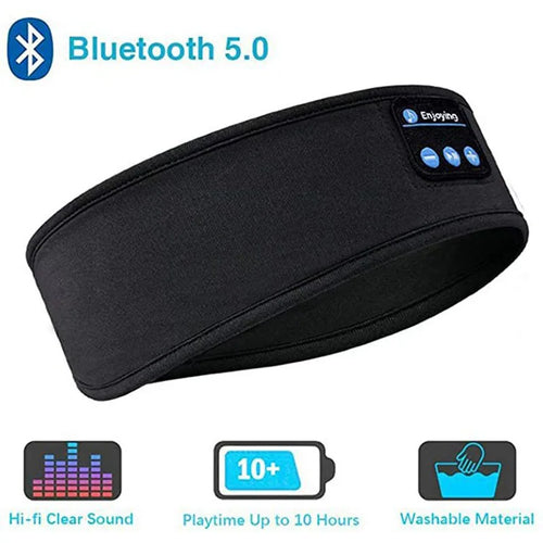 Fone Bluetooth Earphones Sports Sleeping Headband Elastic Wireless