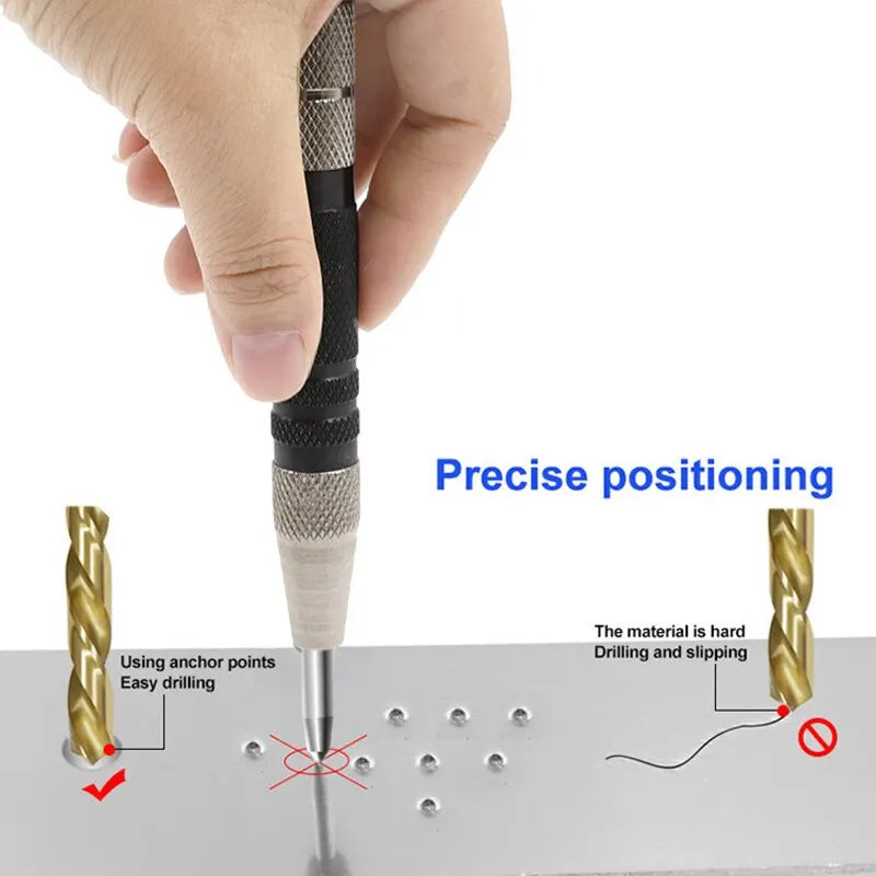 Spring Type Automatic Center Punch Locator Glass Striker Window