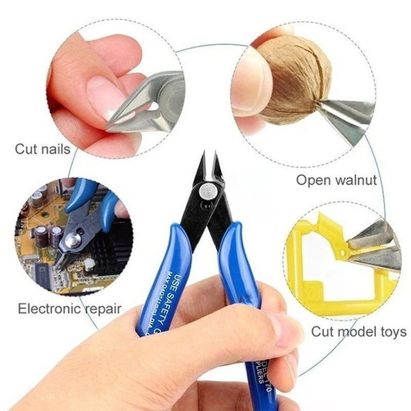 Diagonal Pliers Carbon Steel Pliers Electrical Wire Cable Cutters