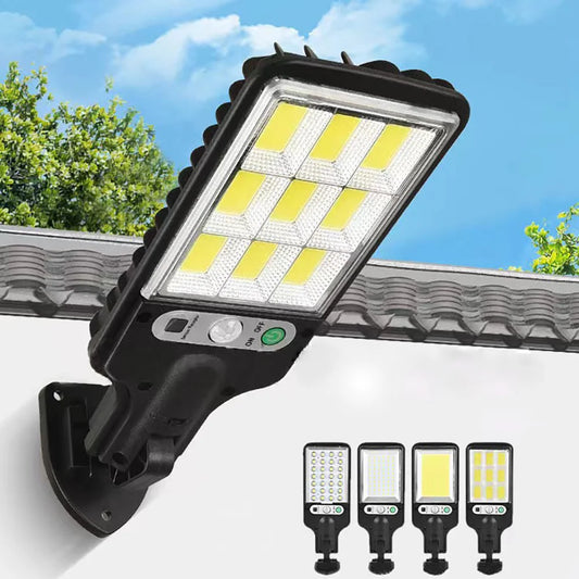 Solar Outdoor LED Wall Light with Human Body Waterproof 3modes