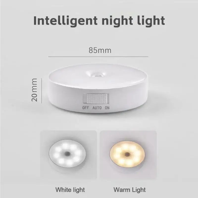 LED Smart Human Body Sensor Night Lamp Emergency Automatic Lighting