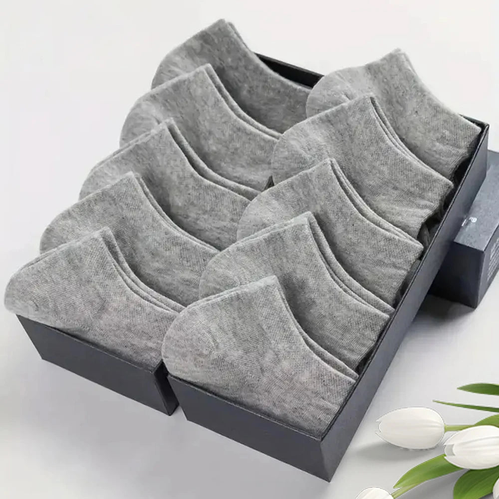 10/20/30/40/50 Pairs Of Breathable Deodorant Men's Low Cut Ankle Socks