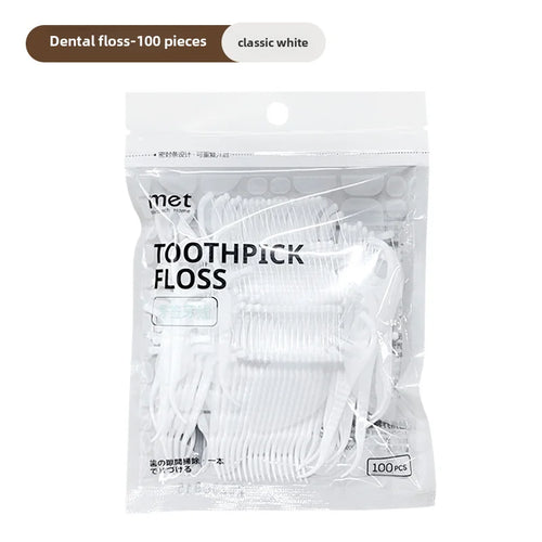 Travel 10-pack portable automatic dental floss box disposable dental