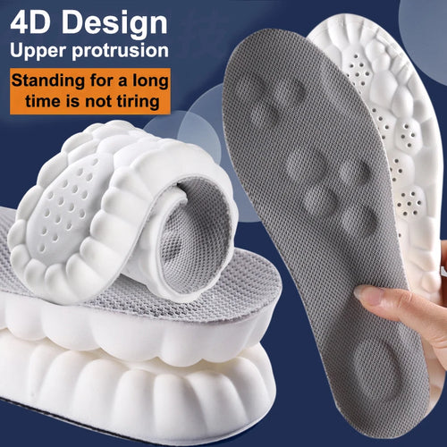 High Elasticity Latex Sport Insoles Soft Shoe Pads Arch Support