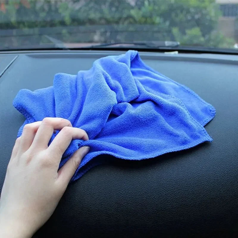 1-20Pcs Microfiber Towels Car Wash Drying Cloth Towel Household