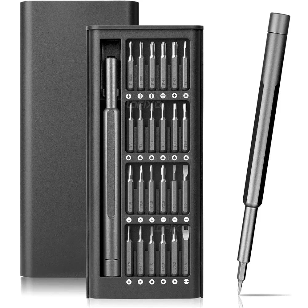 25 In 1 Precision Screwdriver Set Mini Magnetic With 24 Pcs Torx