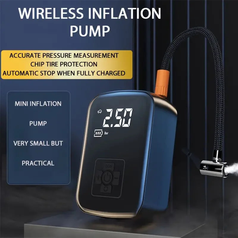 LEIBOO Wireless Car Air Compressor Air Pump Electric Tire Inflator