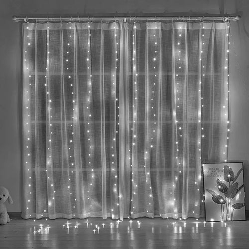 1pc USB 3x3/3*2/3*1 LED Curtain Bedroom Lights Christmas Garland Fairy