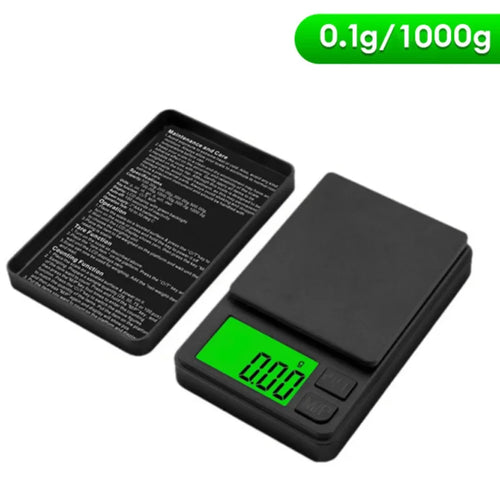 Precision Pocket Scale 1000g X 0.1g - Digital Gram Food Jewelry