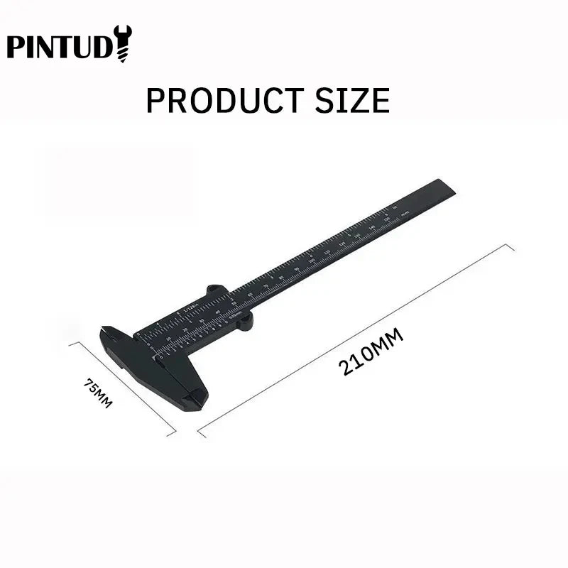 1PC Plastic Vernier Caliper Digital Display Caliper Mini Text Play