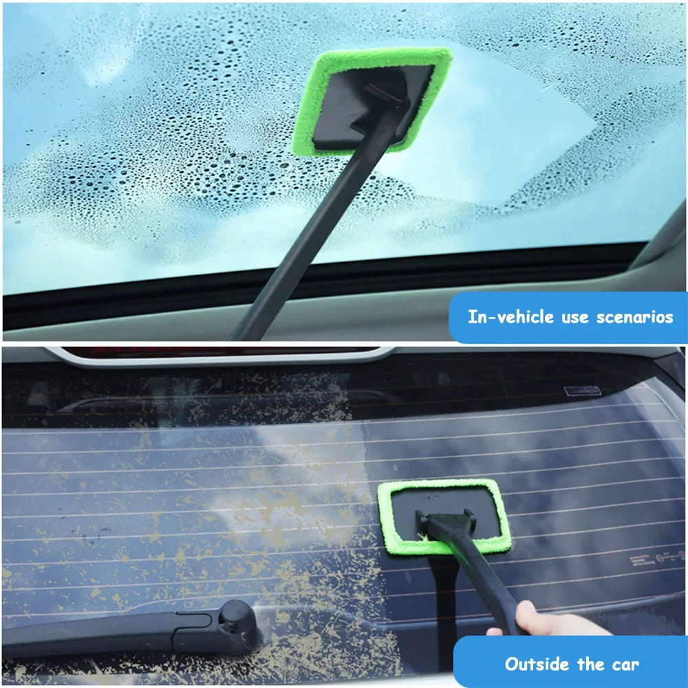 Car Front Windshield Defogging Brush Dust Removal Car Cleaning Tool