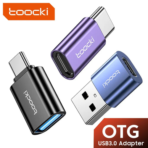 Toocki OTG USB 3.0 To Type C Adapter Micro To Type C Male To USB 2.0