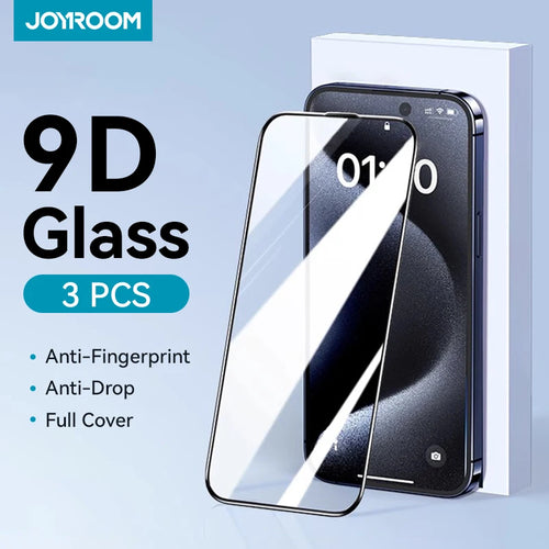 Joyroom 1/2/3pcs HD Glass Screen Protector for iPhone 16 15 14 13 12