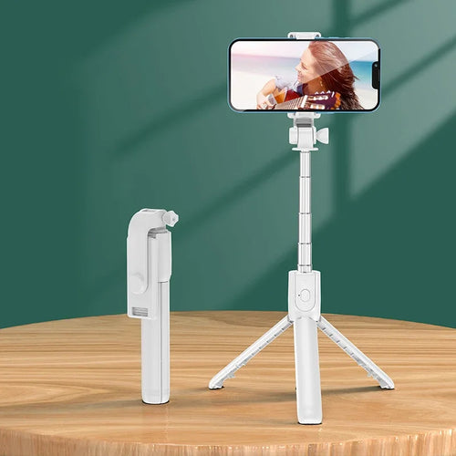 Wireless Selfie Stick Tripod Stand with Light Bluetooth Remote