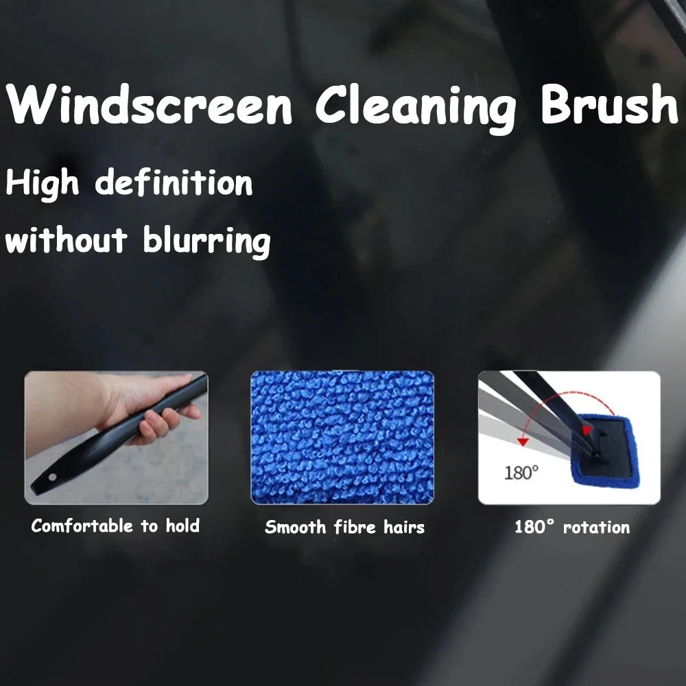 Car Front Windshield Defogging Brush Dust Removal Car Cleaning Tool