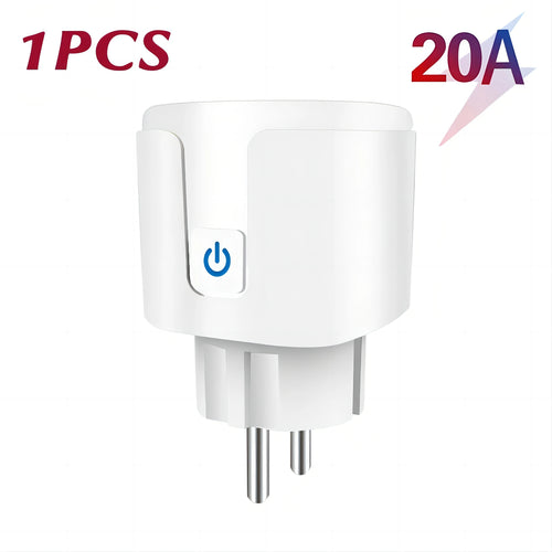 Tuya Smart Socket Outlet EU Plug 16A/20A With Power Monitor Timing