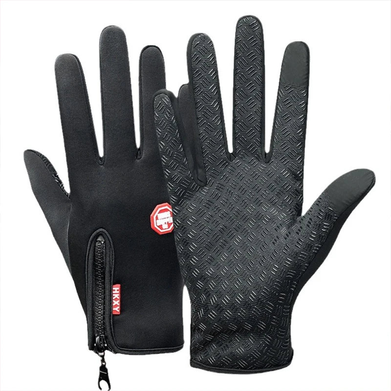 Winter Cycling Gloves Men Gloves Touch Screen Waterproof Windproof