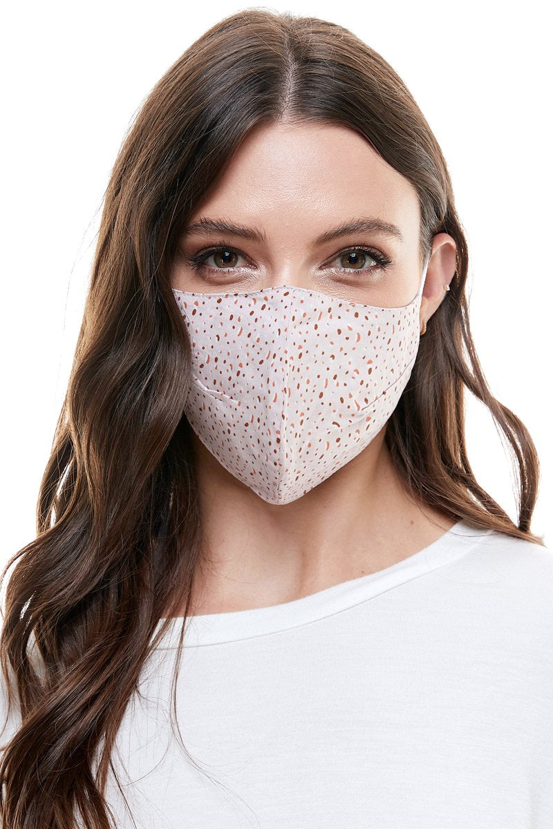 Reversible woven face mask reusable washable cloth mask