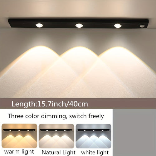 Smart MotionSensing LED Light USB Rechargeable Dimmable Wireless