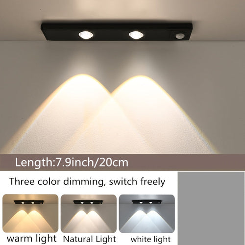 Smart MotionSensing LED Light USB Rechargeable Dimmable Wireless