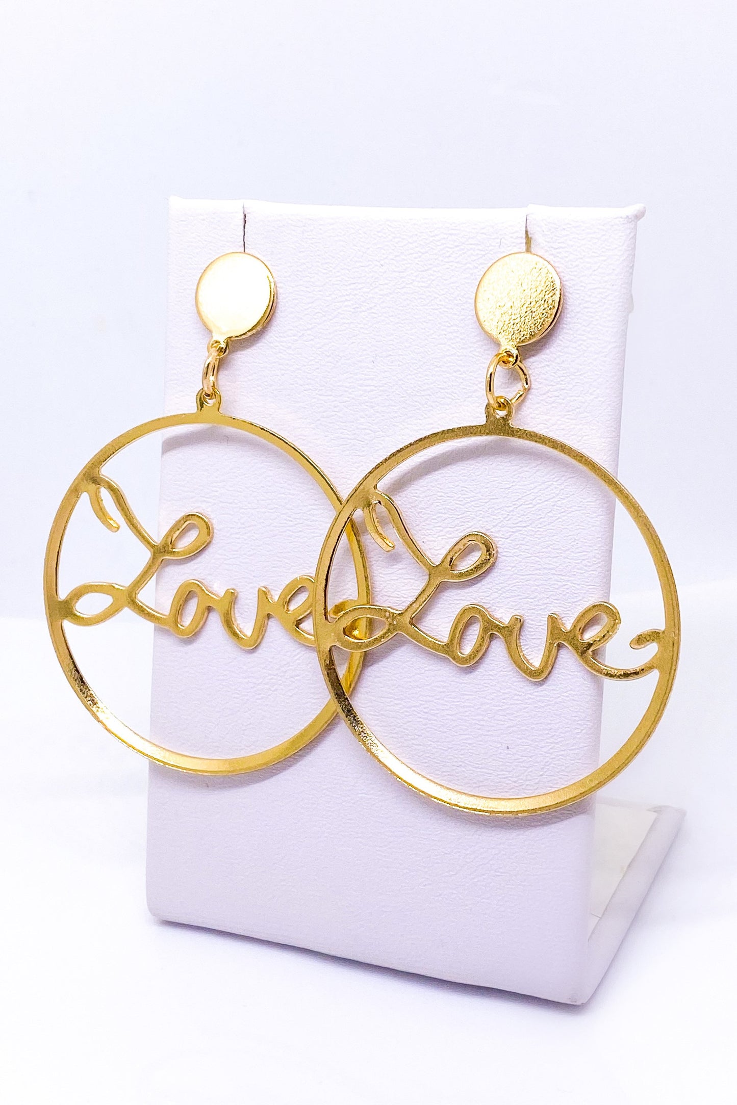 Hoops - Love Earrings