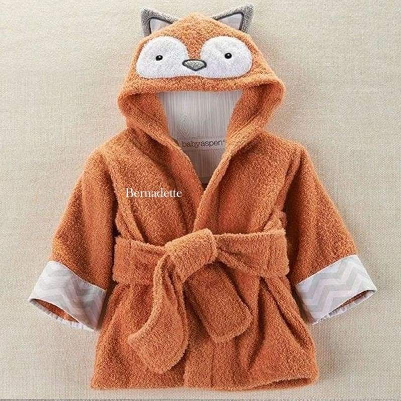 Rub-a-Dub Fox in the Tub Hooded Spa Robe